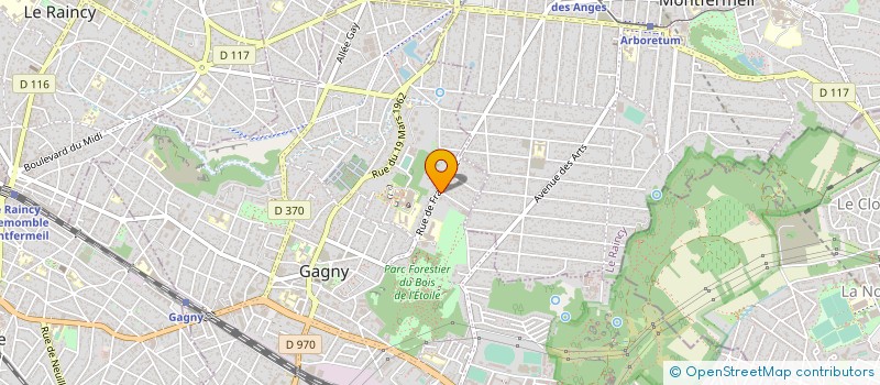 localisation de l'entreprise SPEEDFRET  GAGNY