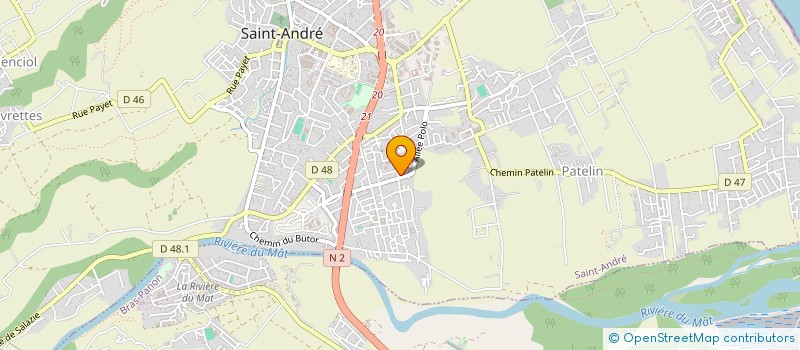 localisation de l'entreprise SPEEDJRT à SAINT-ANDRE