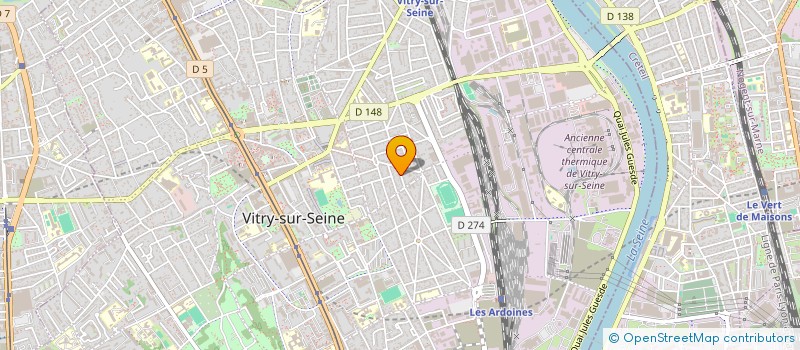 localisation de l'entreprise SPEEDLINE  VITRY-SUR-SEINE