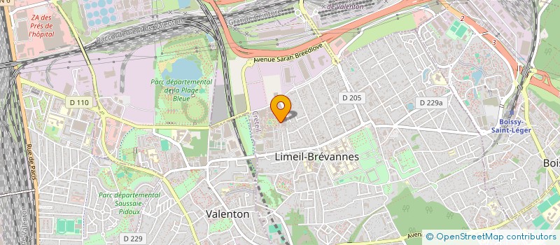 localisation de l'entreprise SPEEDMOTORSTRANSPORT à LIMEIL-BREVANNES