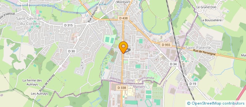 localisation de l'entreprise SPEEDOZ SAS à ALENCON
