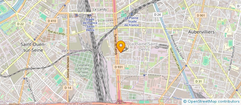 localisation de l'entreprise SPEEDPACK à SAINT-DENIS