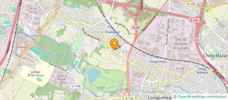 localisation de l'entreprise SPEEDPACK à CHAMPLAN