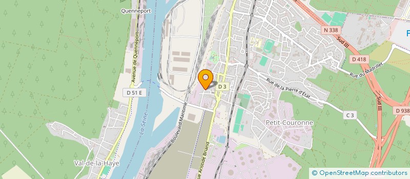 localisation de l'entreprise SPEEDS TRANSPORTS  PETIT-COURONNE