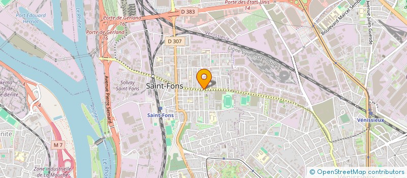 localisation de l'entreprise SPEEDTRANS à ROUSSILLON
