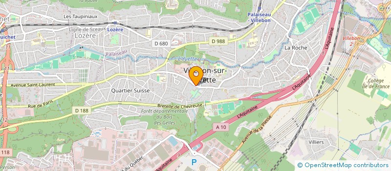 localisation de l'entreprise SPEEDWAY VTC  VILLEBON-SUR-YVETTE