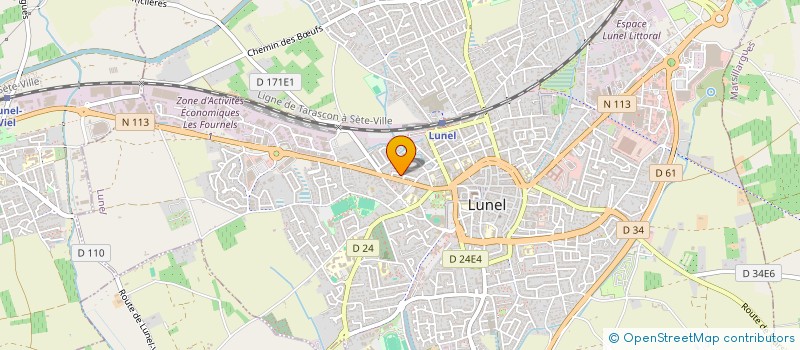 localisation de l'entreprise SPEEDY ANIMATION  LUNEL