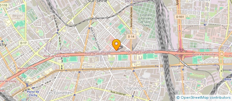 localisation de l'entreprise SPEEDY-BOUFF à SAINT-OUEN-SUR-SEINE