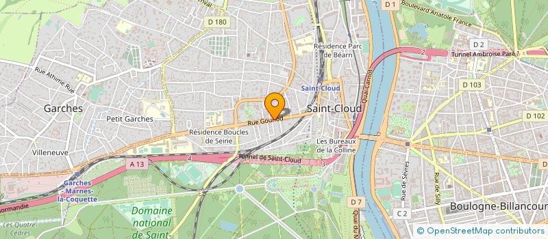 localisation de l'entreprise SPEEDY COMPUTER à SAINT CLOUD
