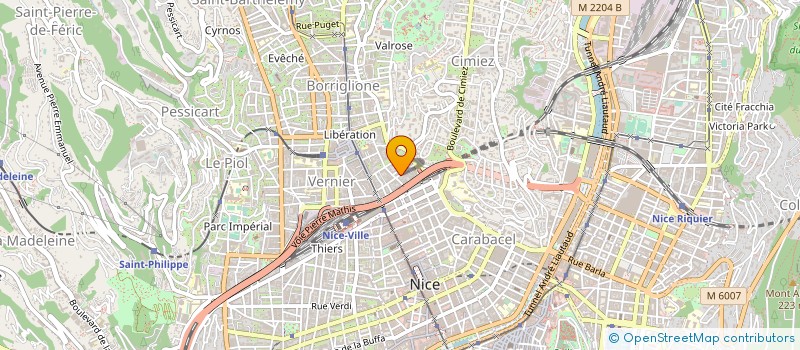 localisation de l'entreprise SPEEDY COURSES à NICE