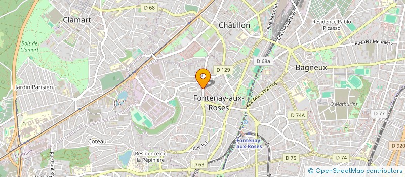 localisation de l'entreprise SPEEDY DECO à FONTENAY-AUX-ROSES
