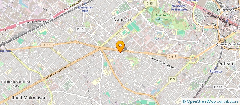 localisation de l'entreprise SPEEDY FRANCE à NANTERRE