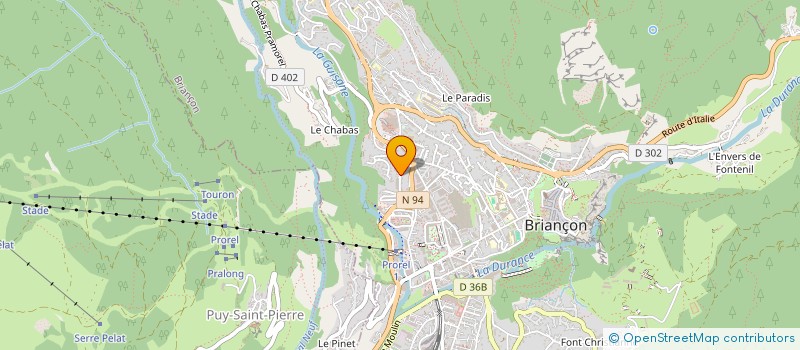 localisation de l'entreprise SPEEDY PIZZA FRANCE à BRIANCON