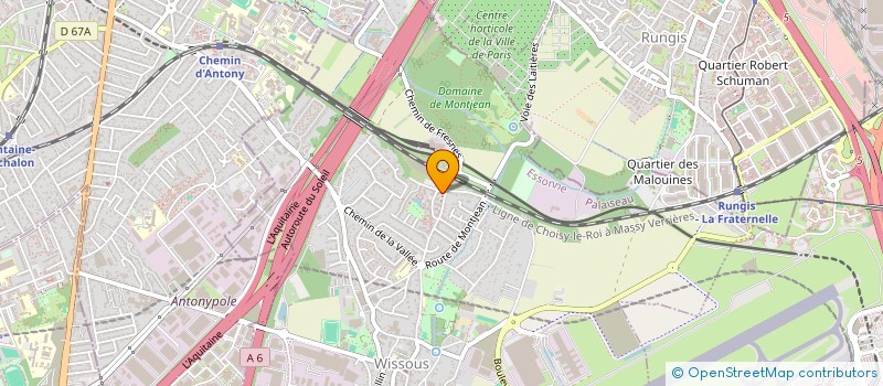 localisation de l'entreprise SPEEDYLOC  WISSOUS