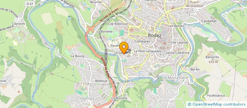 localisation de l'entreprise SPEEDYSHOP  RODEZ