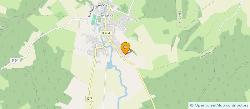 localisation de l'entreprise SPEG  AMANCE