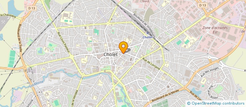 localisation de l'entreprise SPEG à CHOLET