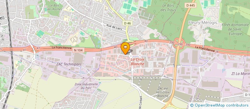 localisation de l'entreprise SPEGSA FRANCE à SAINTE-GENEVIEVE-DES-BOIS