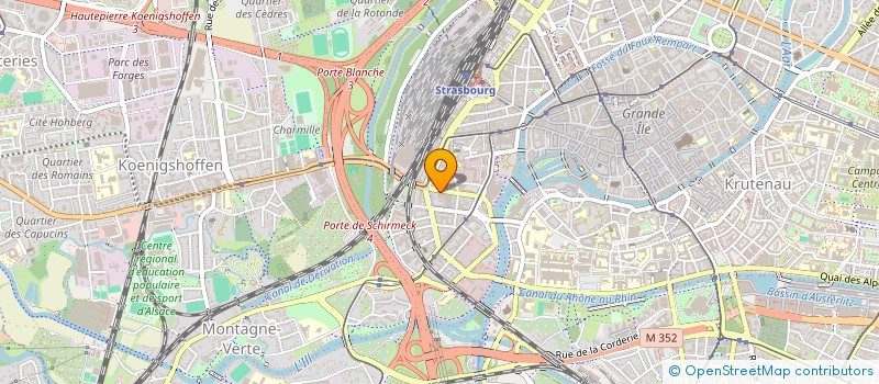 localisation de l'entreprise SPEHNER GERBER INDIVISION à STRASBOURG