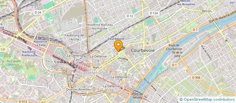 localisation de l'entreprise SPEKTY GROUPE  COURBEVOIE