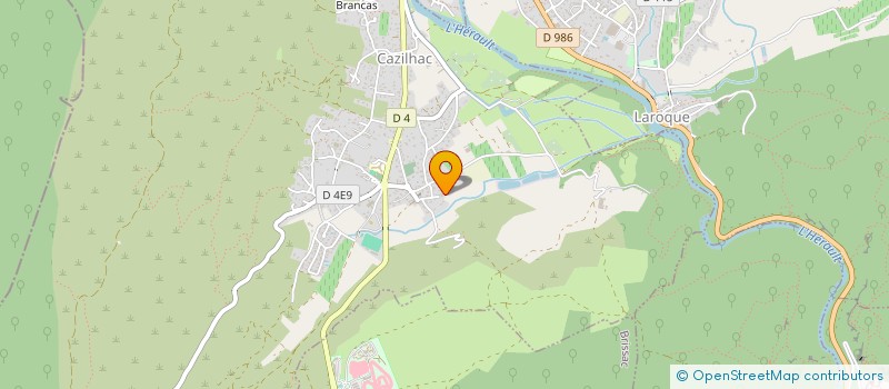 localisation de l'entreprise SPEL'HERAULT  CAZILHAC