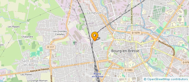 localisation de l'entreprise SPEL INVEST à BOURG-EN-BRESSE