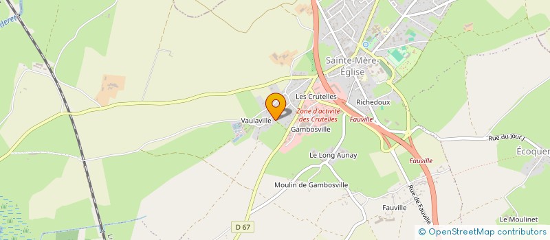 localisation de l'entreprise SPELC MANCHE  SAINTE-MERE-EGLISE