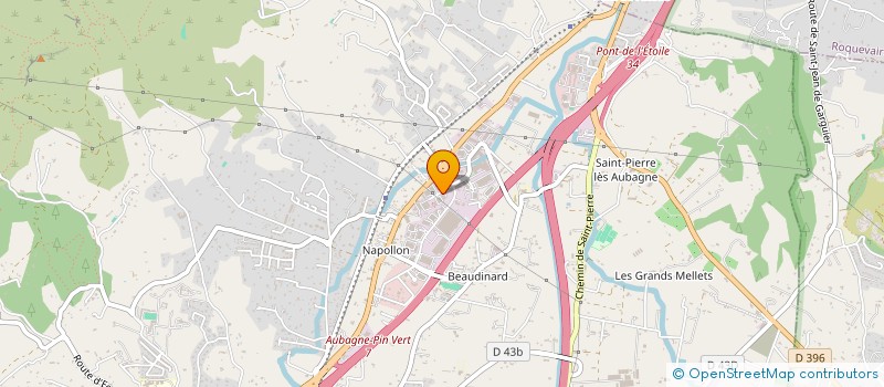 localisation de l'entreprise SPELEO CANYON PAYS D AUBAGNE  AUBAGNE