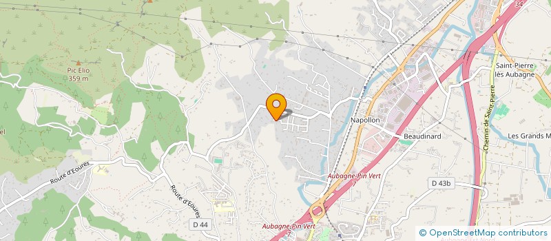 localisation de l'entreprise SPELEO CLUB AUBAGNE  AUBAGNE