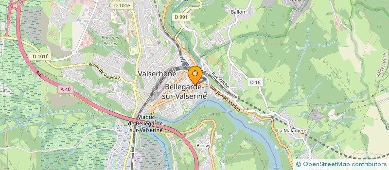 localisation de l'entreprise SPELEO-CLUB BELLEGARDE VALSERINE à VALSERHONE