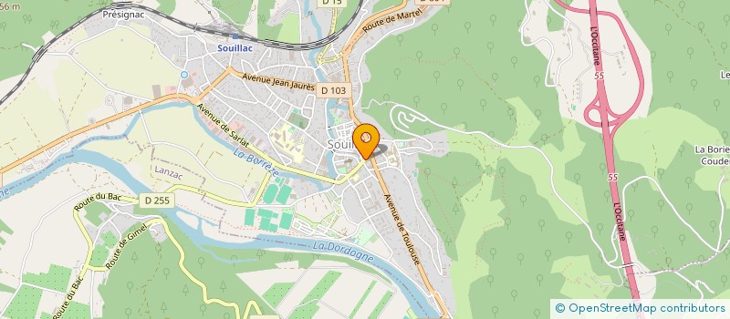 localisation de l'entreprise SPELEO CLUB DE SOUILLAC  SOUILLAC