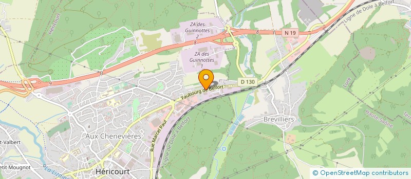 localisation de l'entreprise SPELEO CLUB DES TEUFIONS à HERICOURT