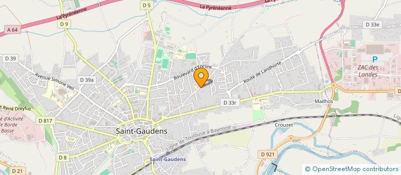 localisation de l'entreprise SPELEO CLUB DU COMMINGES à SAINT-GAUDENS