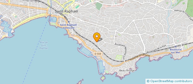 localisation de l'entreprise SPELEO CLUB DU VAR FREJUS ST RAPHAEL à SAINT-RAPHAEL