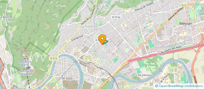 localisation de l'entreprise SPELEO GROUPE DE LA TRONCHE FLT  LA TRONCHE