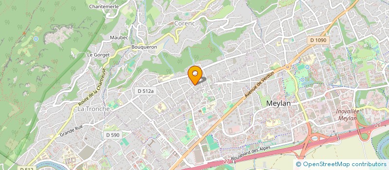 localisation de l'entreprise SPELEO MAGAZINE  CORENC