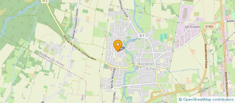 localisation de l'entreprise SPELEO NATURE ET CANYON  BORDERES-SUR-L'ECHEZ