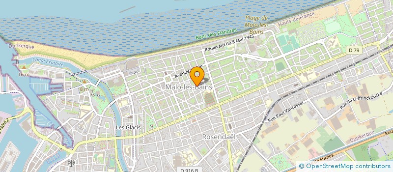 localisation de l'entreprise SPELEOCLUB DES FLANDRES à DUNKERQUE