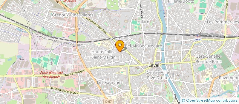 localisation de l'entreprise SPELTIME  LAVAL