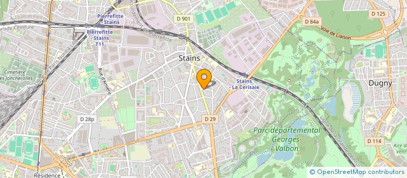 localisation de l'entreprise SPEM à STAINS
