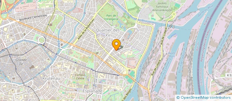 localisation de l'entreprise SPENCER à STRASBOURG