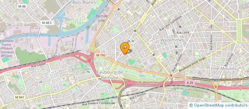 localisation de l'entreprise SPENCER EVOLUTION à LILLE