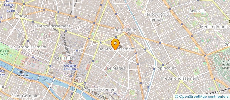 localisation de l'entreprise SPENCER SAS  PARIS