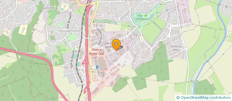 localisation de l'entreprise SPEOS EST à HEILLECOURT