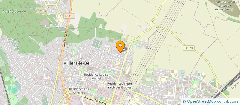 localisation de l'entreprise SPEP  VILLIERS-LE-BEL