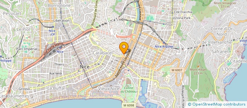 localisation de l'entreprise SPER SOC PRIVEE D'XPLOIT ET RESTAURATION à NICE
