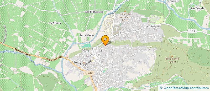 localisation de l'entreprise SPERACIEL  PIERREFEU-DU-VAR