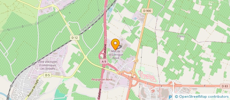 localisation de l'entreprise SPERANZA  SALSES-LE-CHATEAU