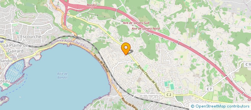 localisation de l'entreprise SPERAT ET CIE à SANARY-SUR-MER