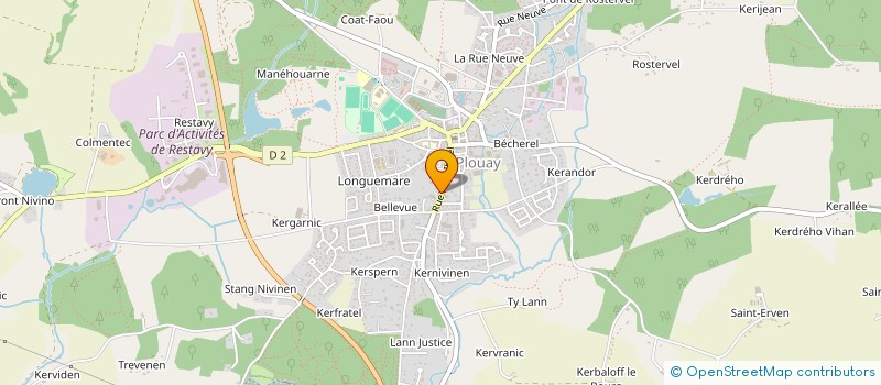 localisation de l'entreprise SPERED BRO PLOUE à PLOUAY
